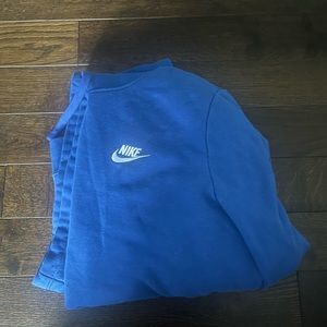 Blue Nike hoodie